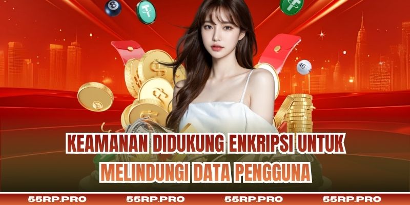 Keamanan didukung enkripsi untuk melindungi data pengguna