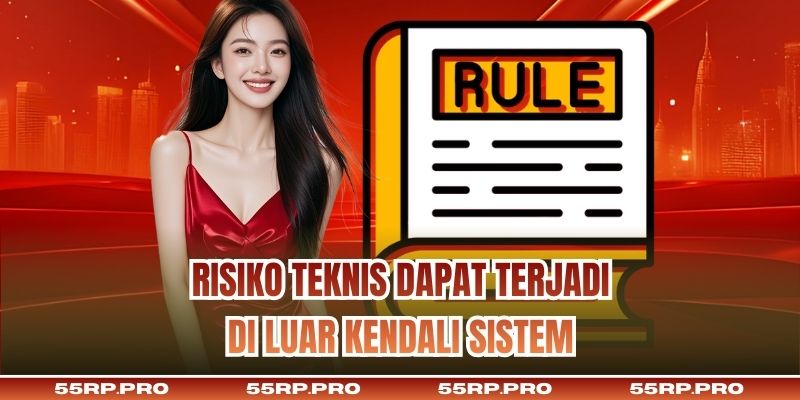 Risiko teknis dapat terjadi di luar kendali sistem
